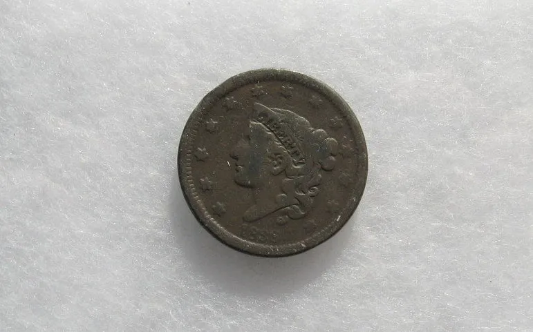 1838 Large Cent G-6