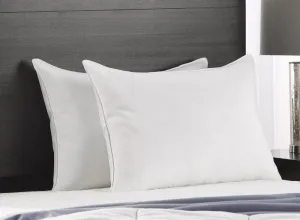 2 Pack Exquisite Hotel Collection Superior Down-Like Pillows / Standard Size