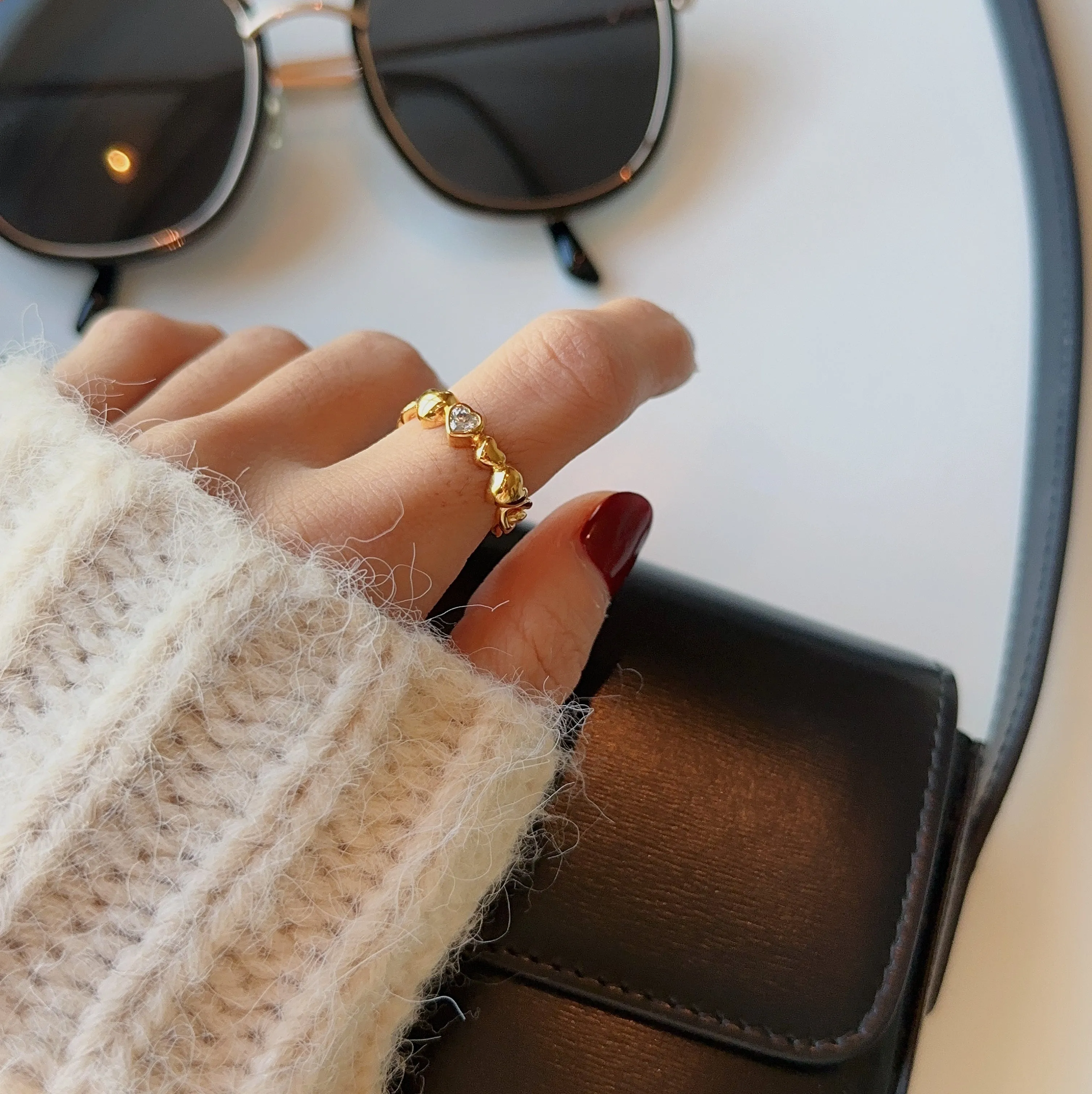 Andrea Heart Ring