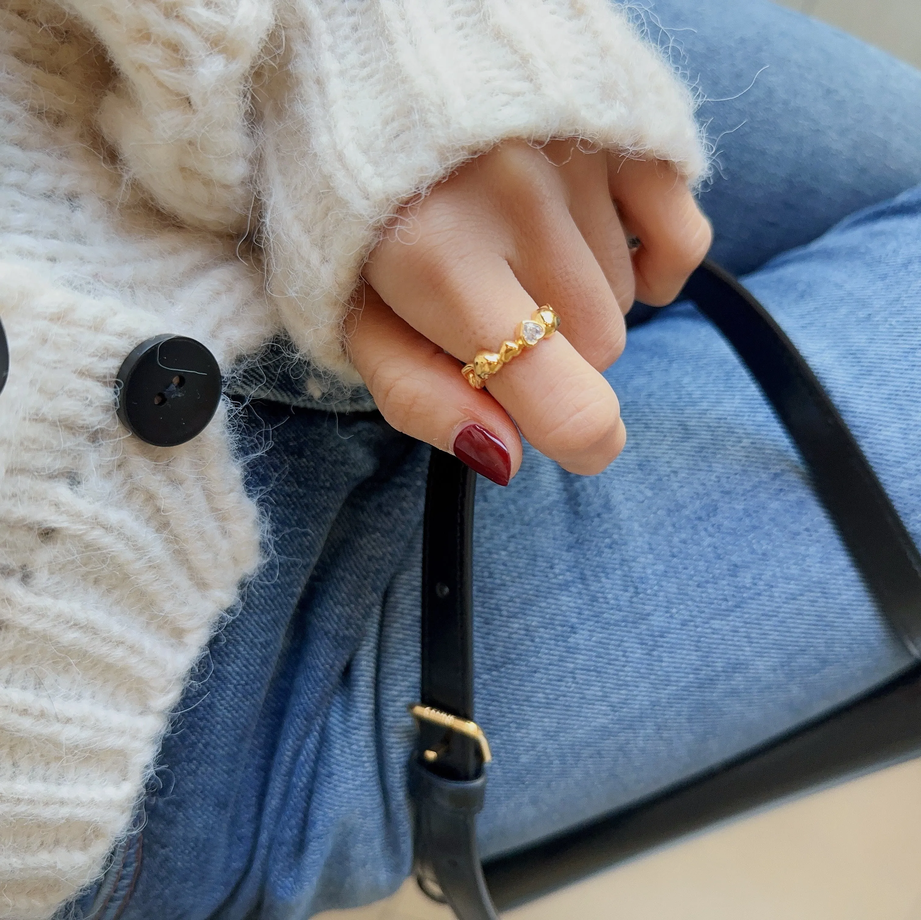 Andrea Heart Ring