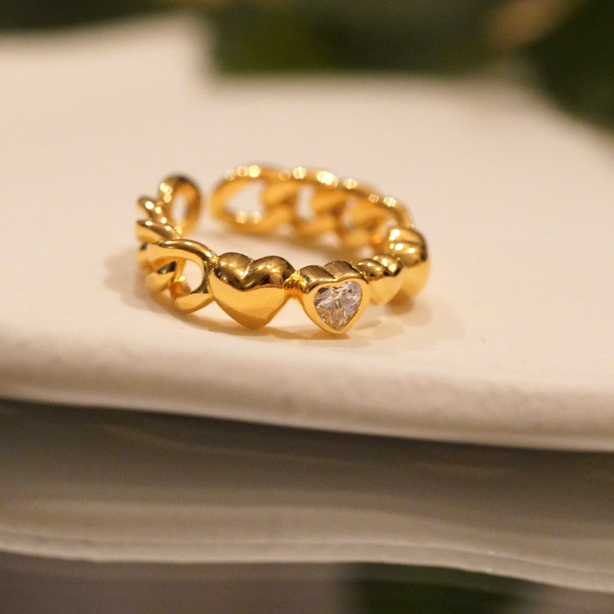 Andrea Heart Ring