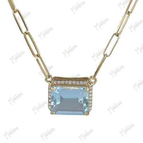 Aquamarine Necklace