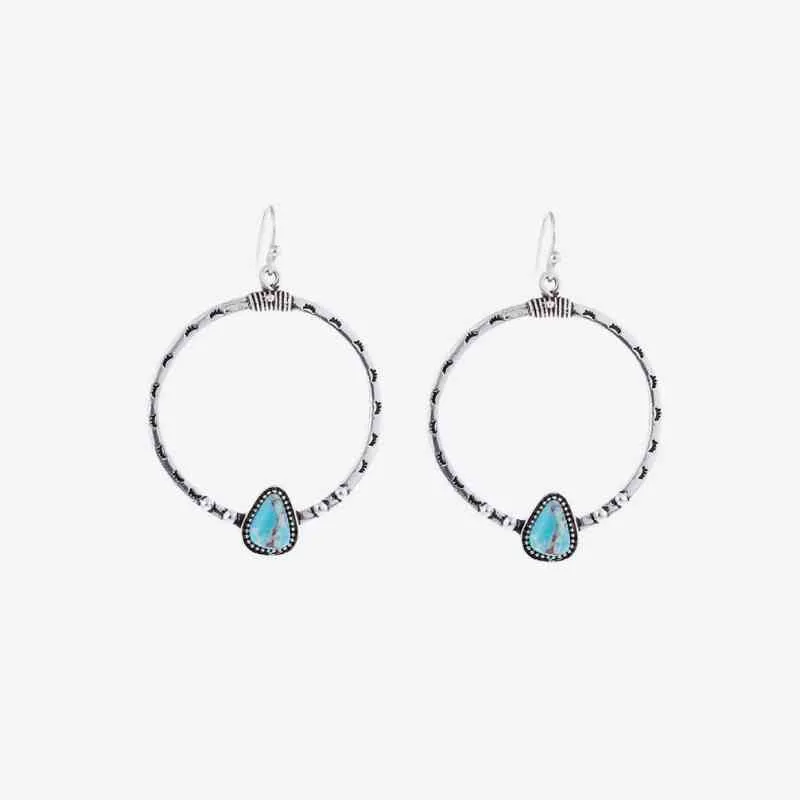 Arizona Vibe Turquoise Drop Earrings