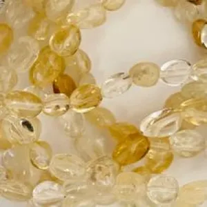 Citrine Pebble Anklet/Bracelet