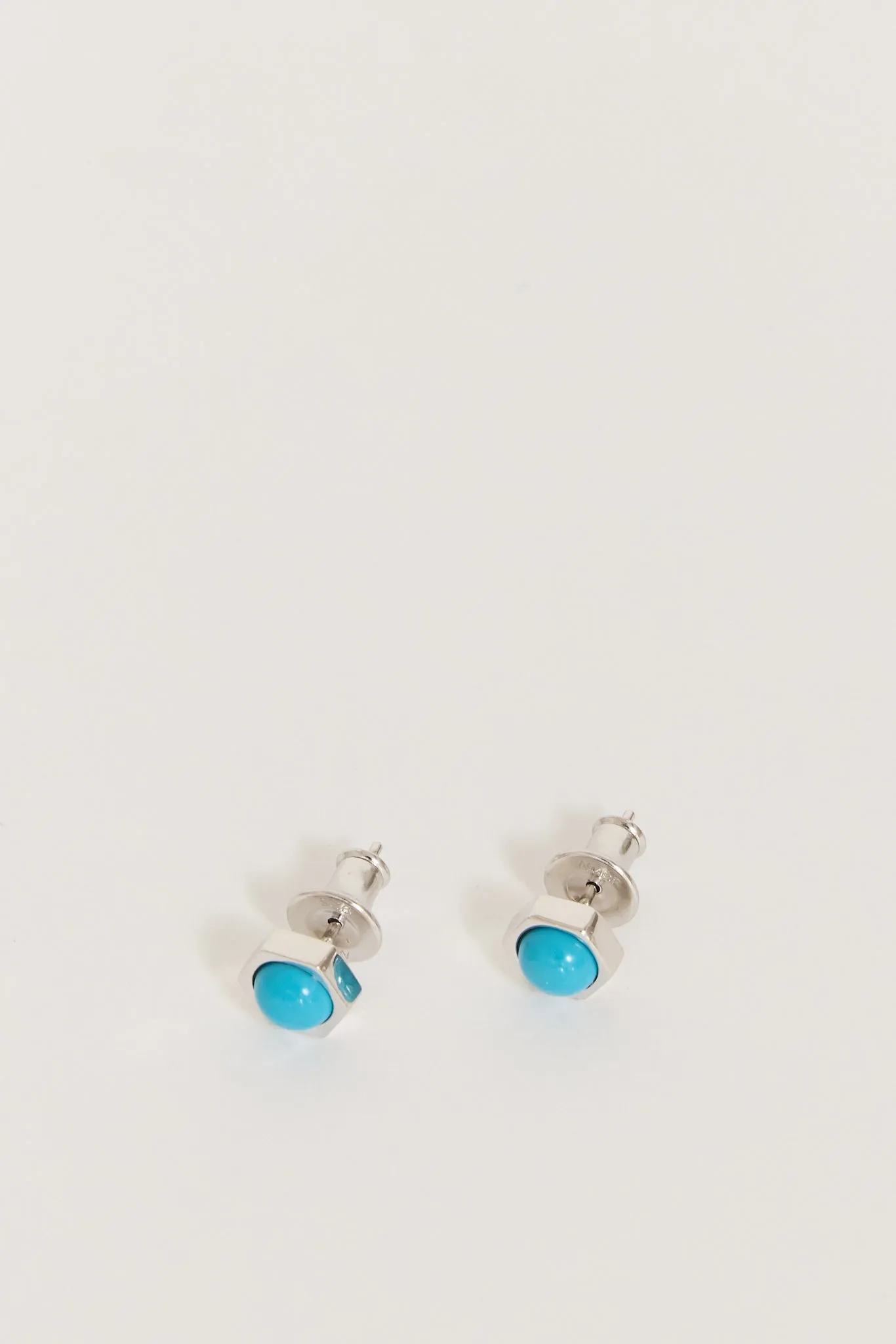 Crown Stud Earrings Turquoise