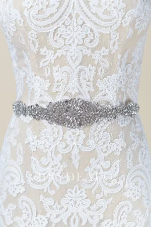 Designer Exquisite Rhinestones Wedding Sash