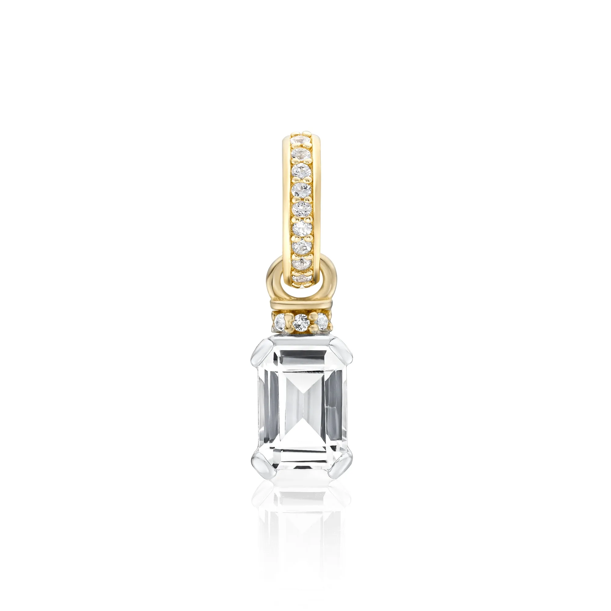 Emerald Cut Charm