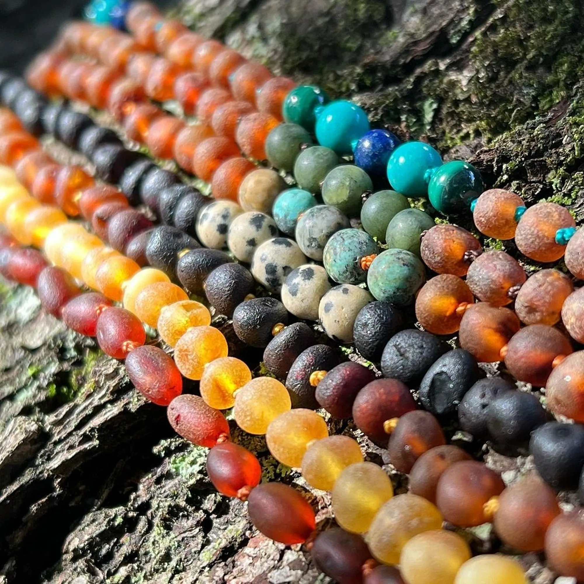 Kids | Raw Ombre Baltic Amber Necklace