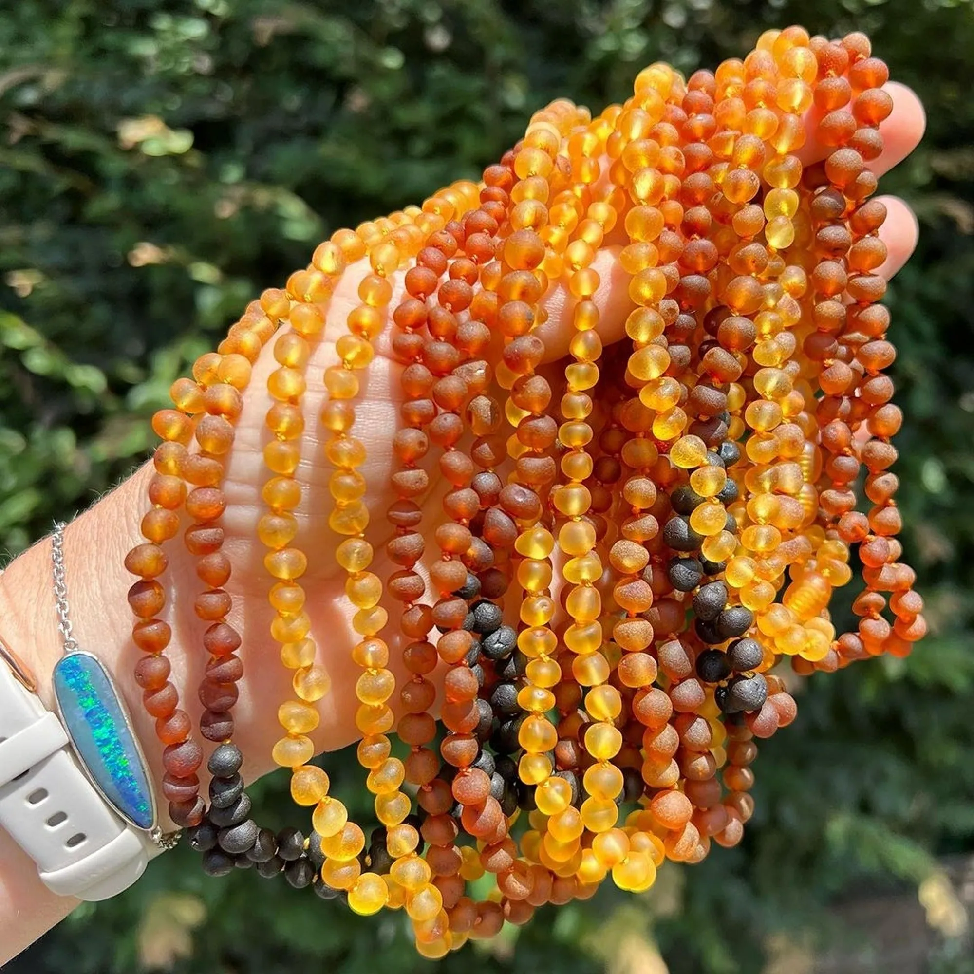 Kids | Raw Ombre Baltic Amber Necklace