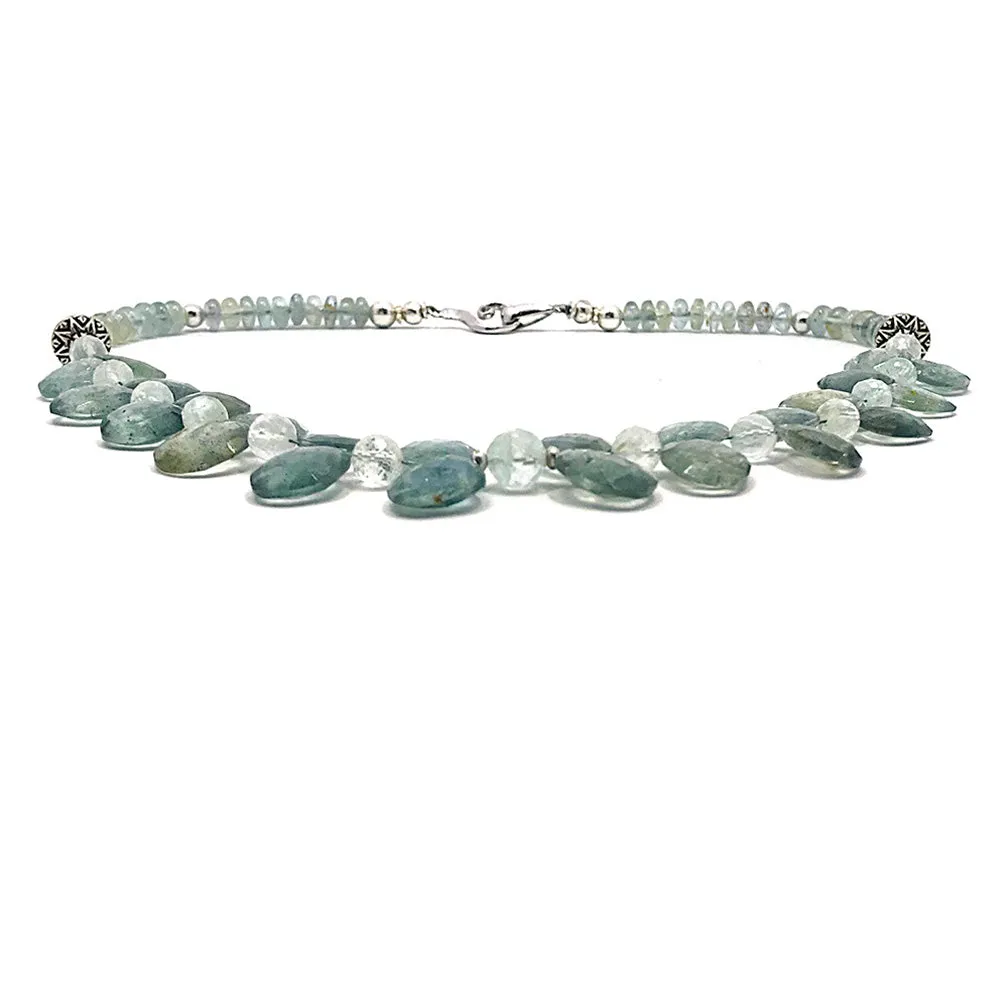 Moss Aquamarine Necklace