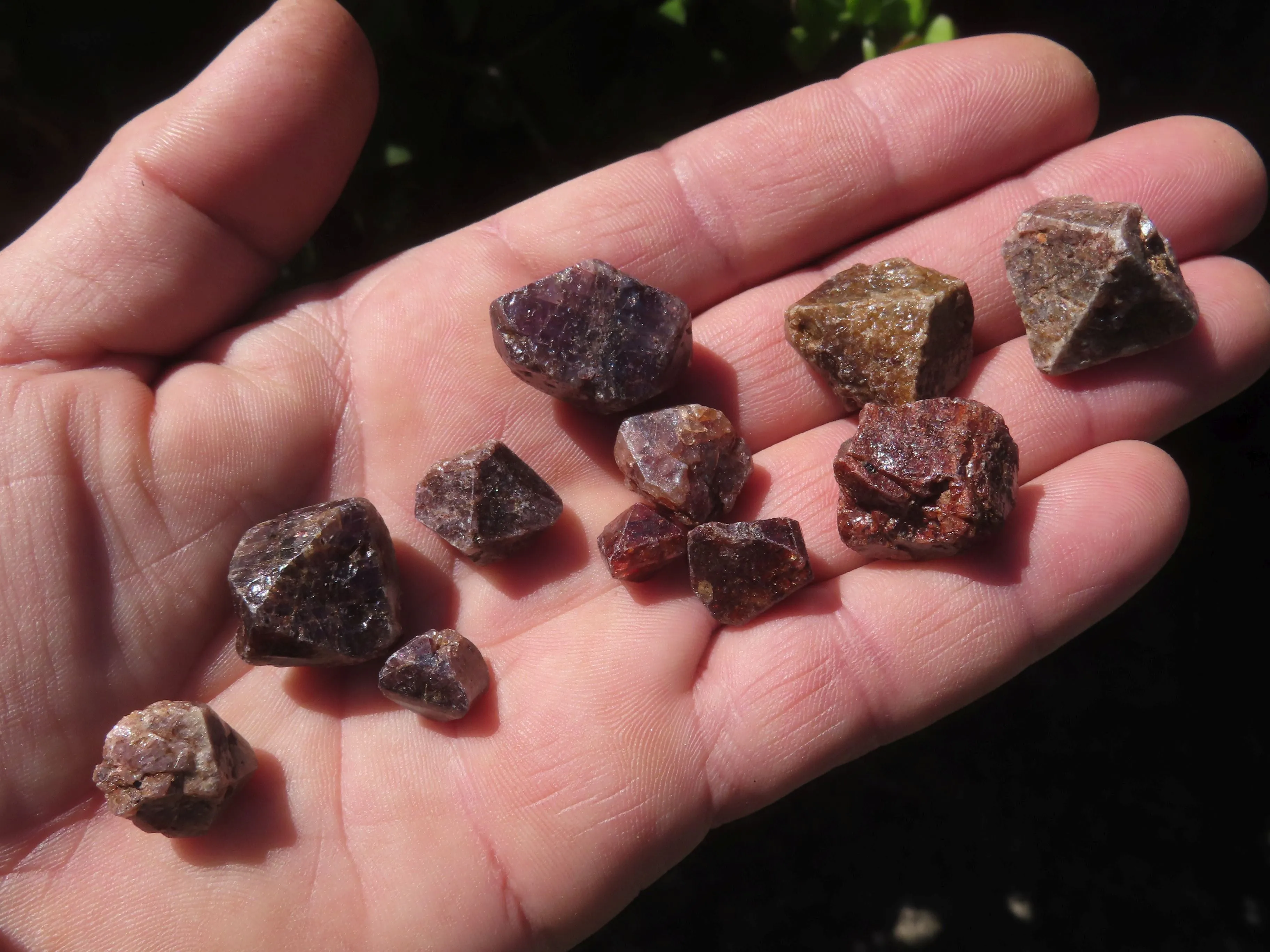 Natural Full Adamantine Zircon Crystals with Lustre - sold per 500 g - From Malawi