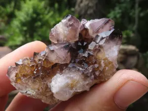 Natural Mixed Selection Of Small Spirit Quartz Clusters  x 24 From Boekenhouthoek, South Africa