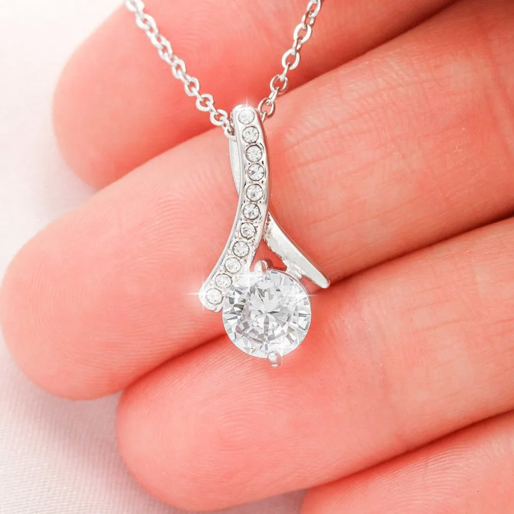 Necklace For Husband's Mum-Silver Alluring Necklace