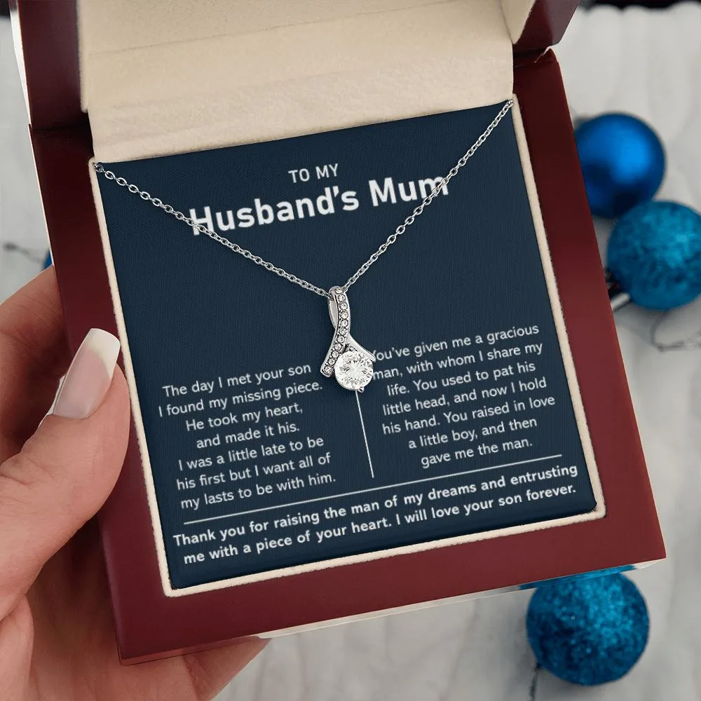 Necklace For Husband's Mum-Silver Alluring Necklace