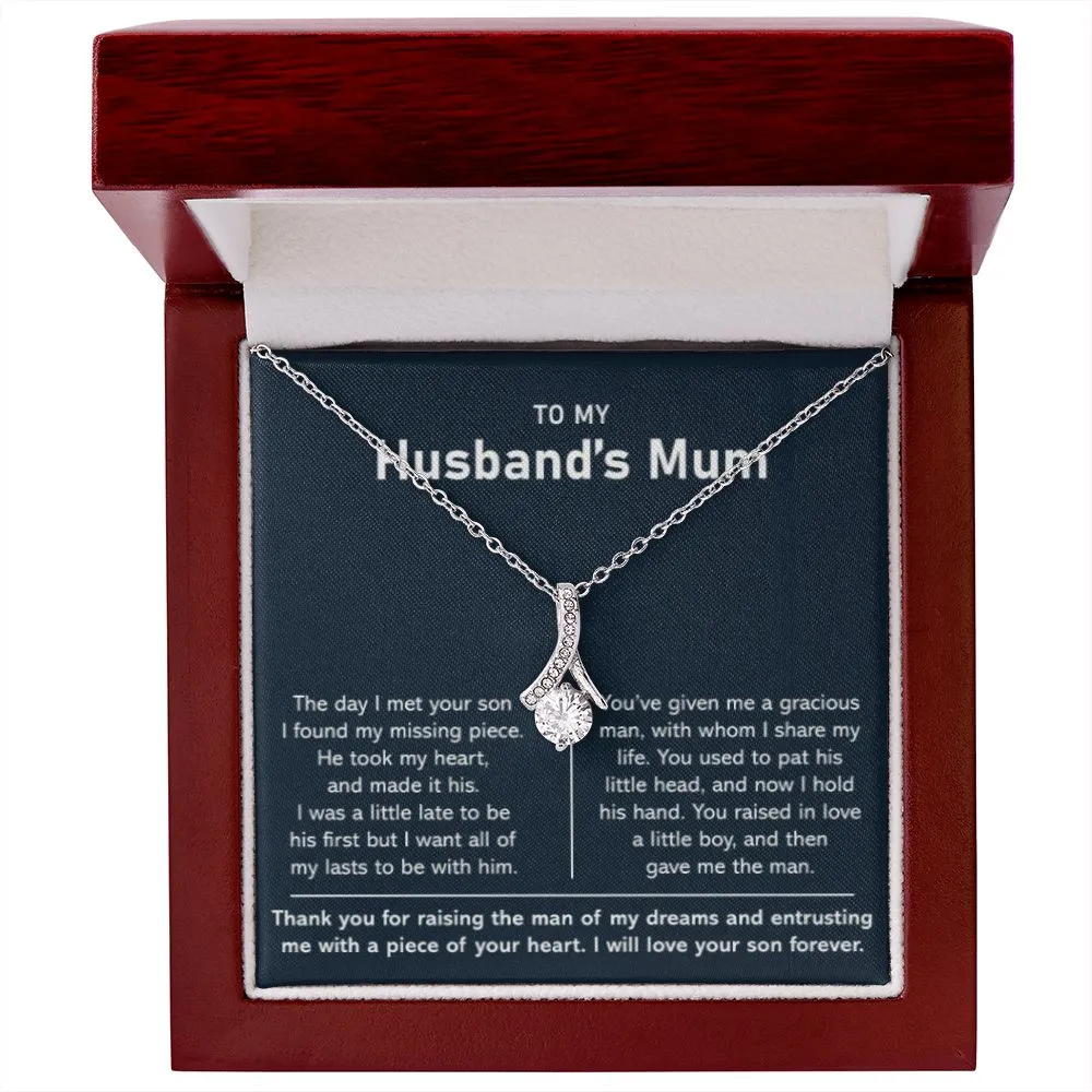 Necklace For Husband's Mum-Silver Alluring Necklace