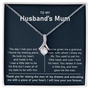 Necklace For Husband's Mum-Silver Alluring Necklace