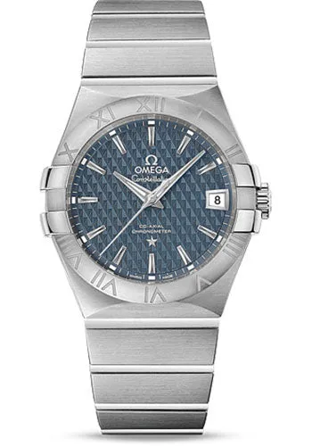 Omega Constellation Co-Axial Watch - 35 mm Steel Case - Blue Dial - 123.10.35.20.03.002