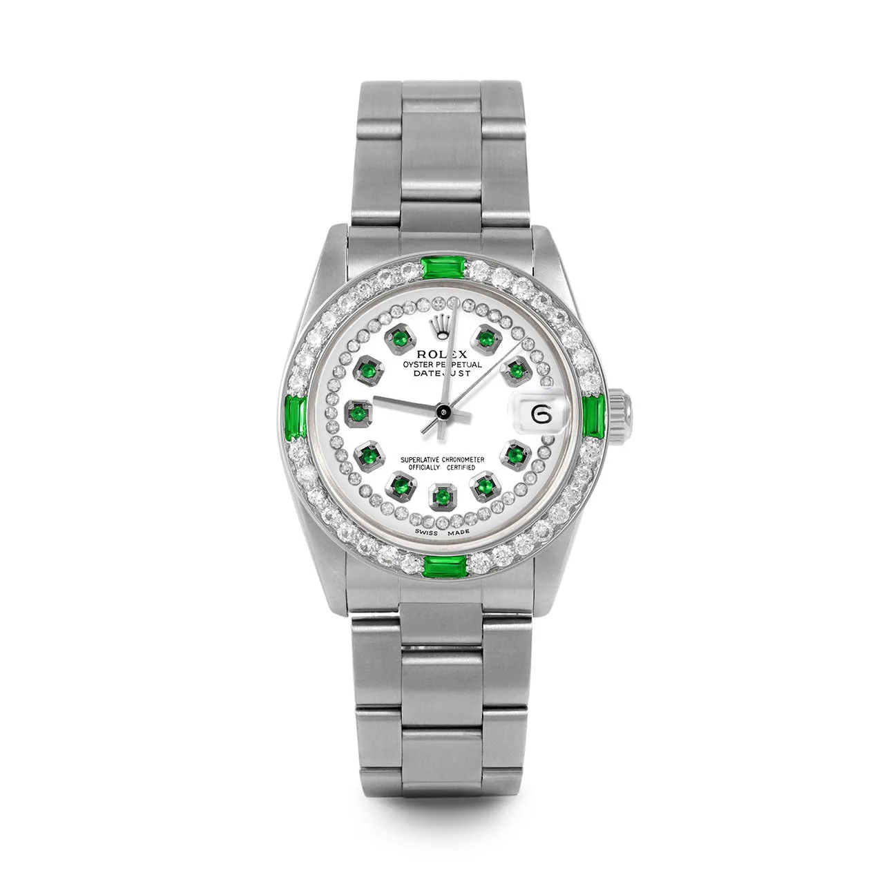 Rolex Datejust 31mm | 68274-WHT-STRE-4EMD-OYS