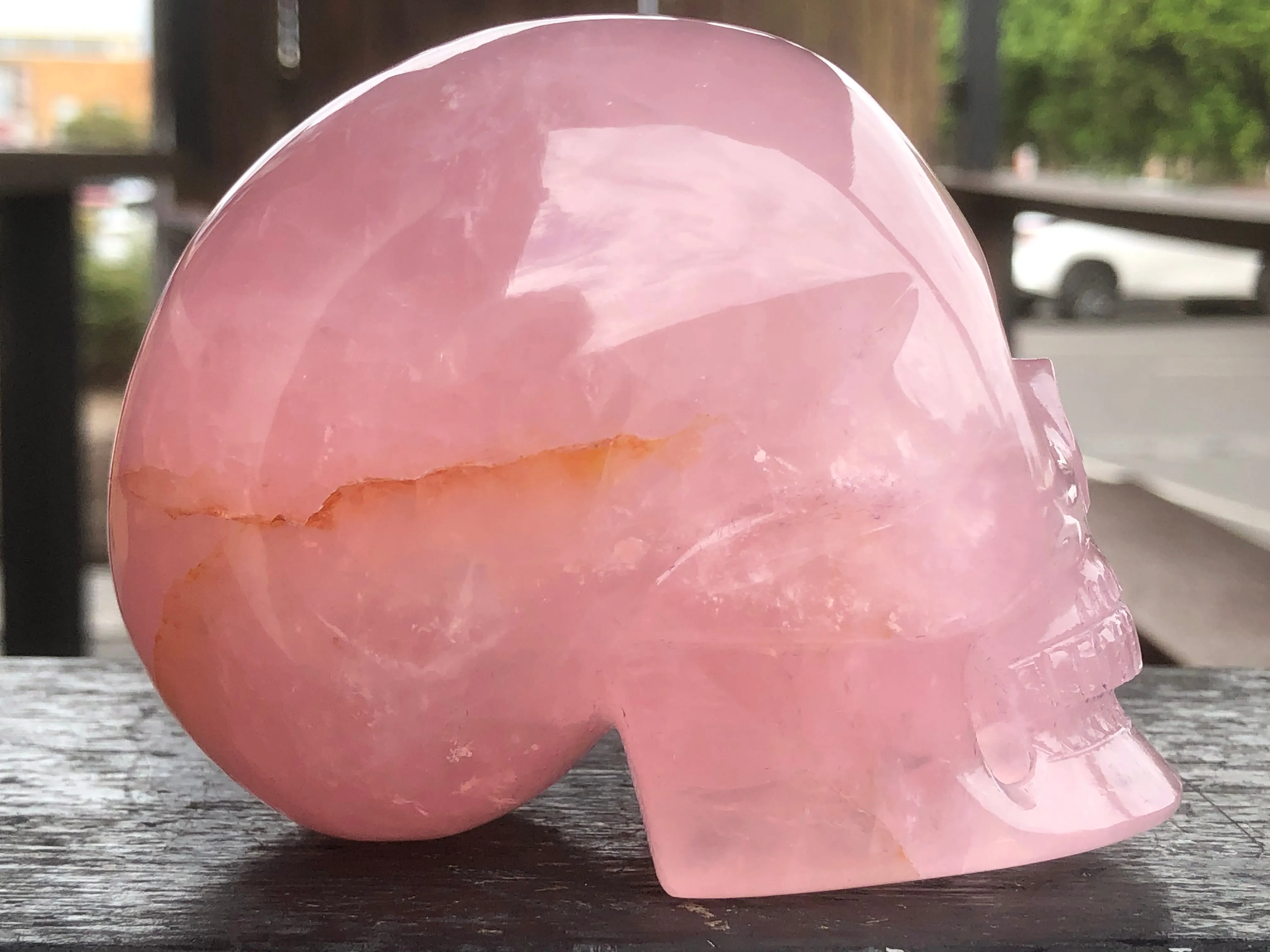 Rose Quartz Skull [1k1616]