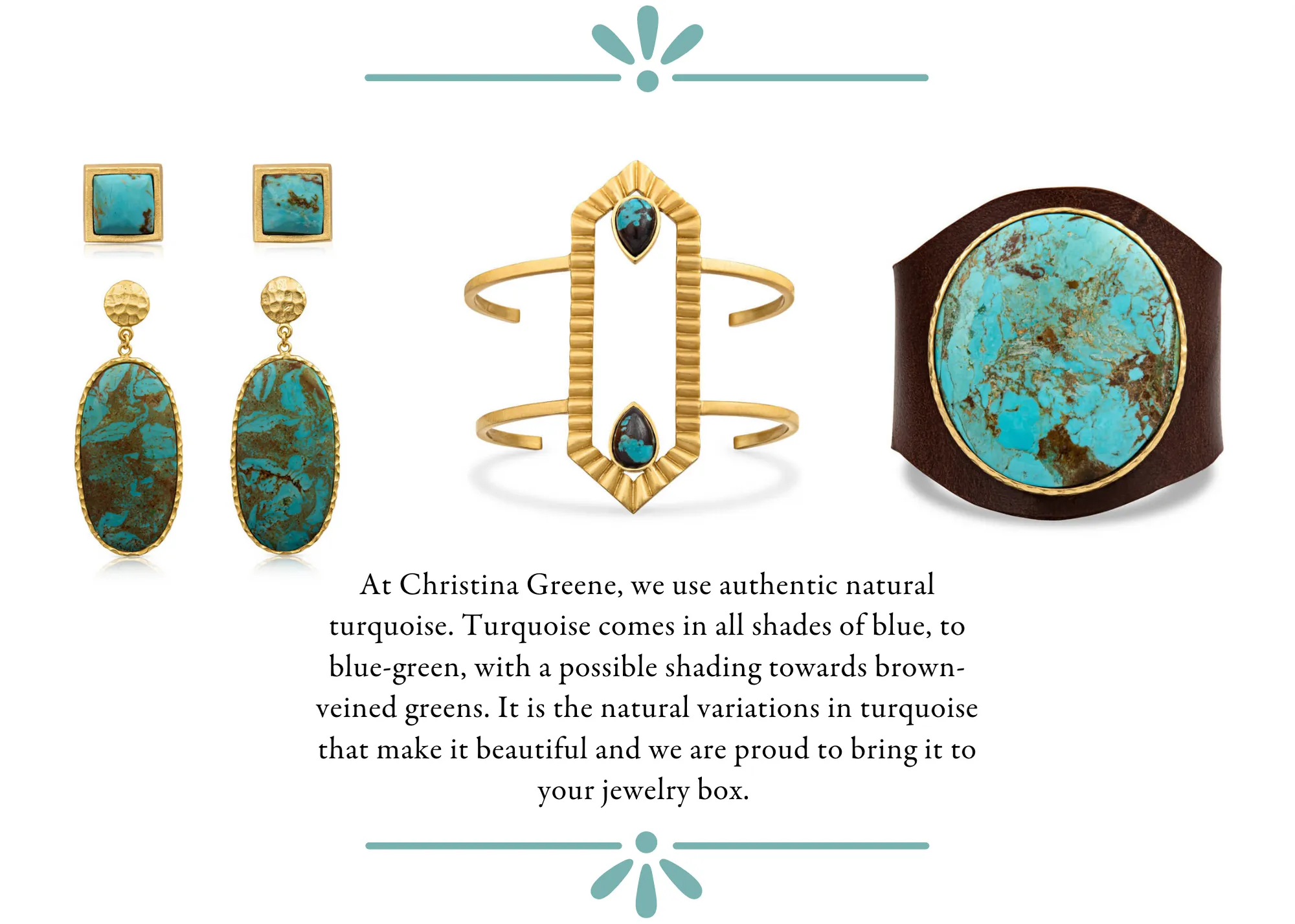 Royal Radiance Earrings - Turquoise
