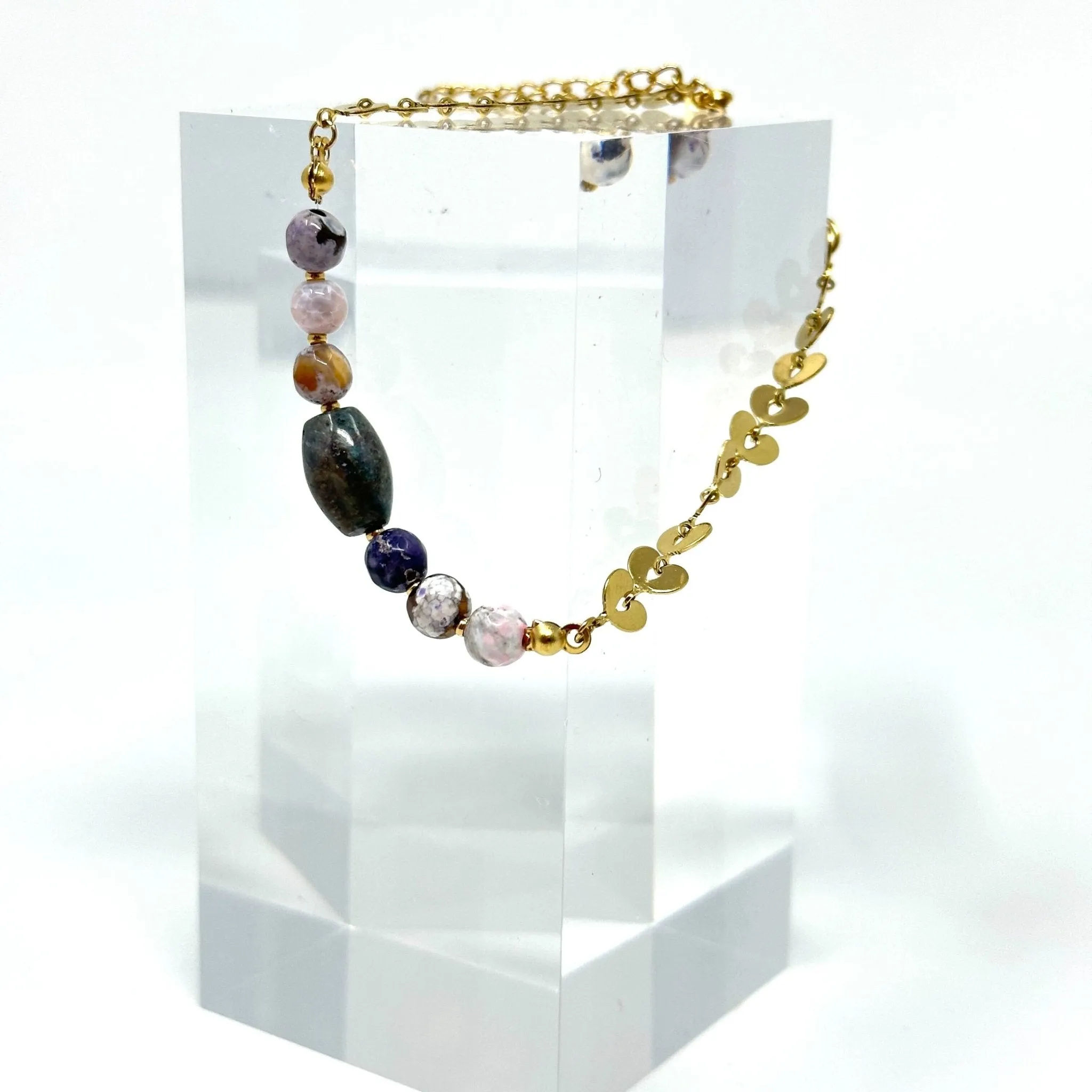 Solar Gemstone Chain Bracelet