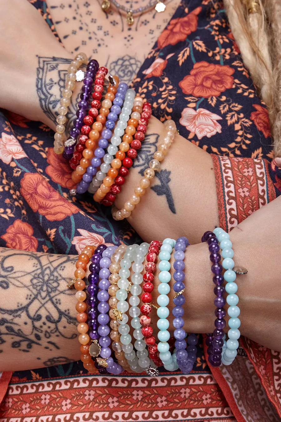 Solar Plexus Chakra Bracelet Silver