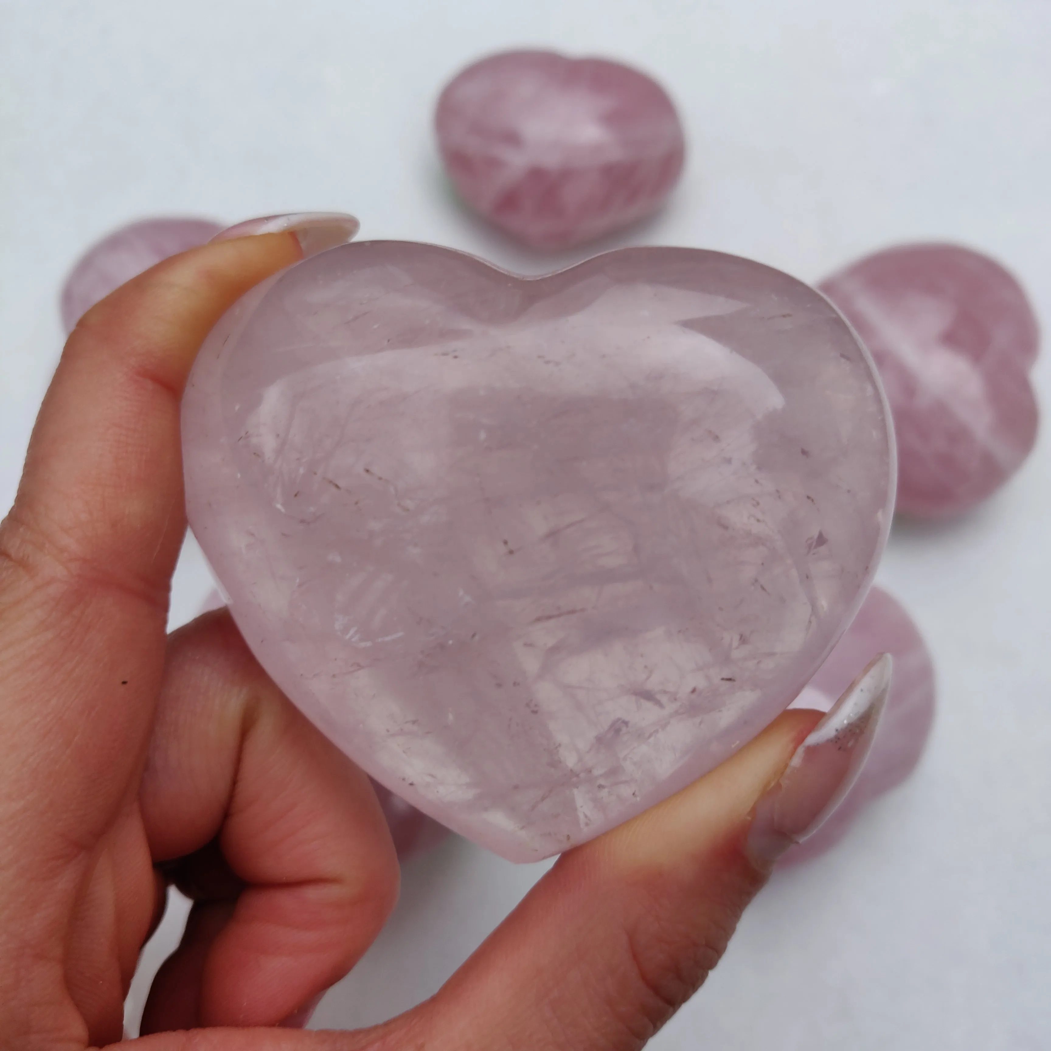 Star Rose Quartz Heart (#18RQ)