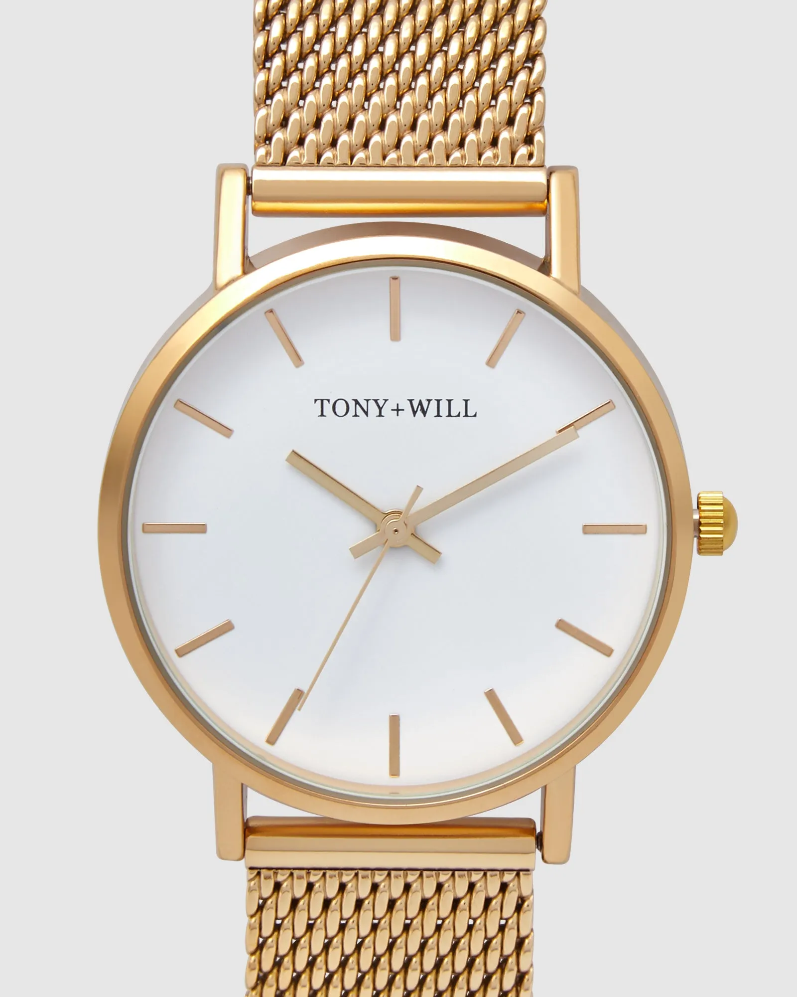 TWM004C (36mm Medium Size Face) Gold Mesh